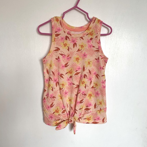 Cat & Jack Other - Cat & Jack Floral Front Tie Toddler Tank Top - Size 4T